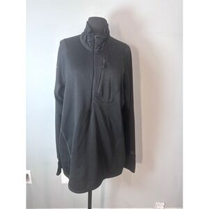 Patagonia Black‎ Quarter Zip Fleece Pullover Sweatshirt Men's XL WARM